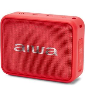 Altavoz con Bluetooth Aiwa BS-200RD/ 6W/ 1.0/ Rojo