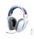 Auricular con microfono logitech g g733 gaming wireless inalambrico blanco