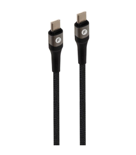 Cable USB 2.0 Tipo-C Fonestar USB-CC/ USB Tipo-C Macho - USB Tipo-C Macho/ 480Mbps/ 1m/ Negro