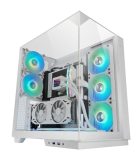 Caja Gaming Torre Mars Gaming MC-3GF/ Blanca