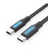 Cable USB 2.0 Tipo-C Vention COWBG/ USB Tipo-C Macho - MiniUSB Macho/ Hasta 10W/ 480Mbps/ 1.5m/ Negro