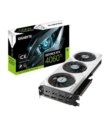 Tarjeta Grfica Gigabyte GeForce RTX 4060 Ti EAGLE OC ICE 8G  8GB GDDR6