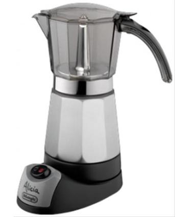 Cafetera italiana DELONGHI EMK9 ALICIA para 9 tazas Negro, Inox