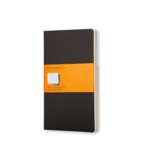 MOLESKINE CAHIER JOURNAL GRANDE. DE RAYAS. NEGRO