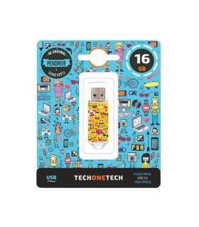 PENDRIVE 16GB TECH ONE TECH EMOJITECH EMOJIS