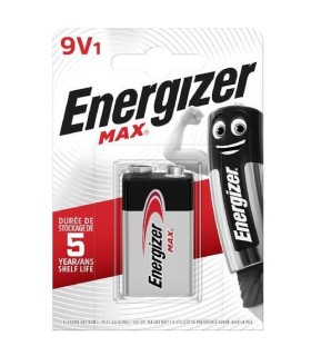 BLISTER 1 PILA MAX TIPO 6LR61/6LF22 (9V) ENERGIZER