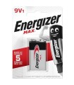 BLISTER 1 PILA MAX TIPO 6LR61/6LF22 (9V) ENERGIZER