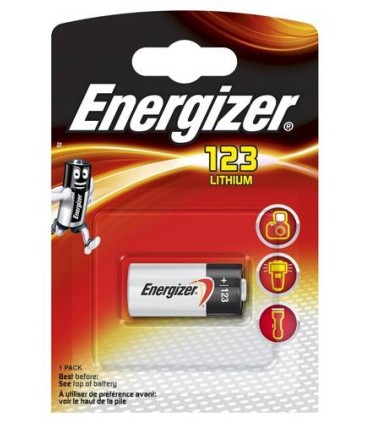 BLISTER 1 PILA ESPECIAL LITHIUM PHOTO EL123 ENERGIZER