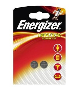 BLISTER 2 PILAS DE BOTON MODELO A76/LR44 ENERGIZER