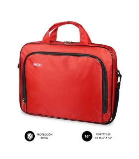 SUBBLIM Maletn Ordenador Oxford Laptop Bag 15,4-16\" Red