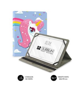 SUBBLIM Funda Tablet Universal TRENDY CASE UNICORN 10.1\"