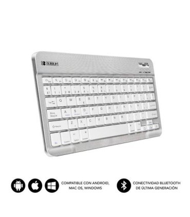 SUBBLIM Teclado Bluetooth Smart BT Keyboard Silver