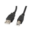 CABLE IMPRESORA LANBERG USB MACHO/USB MACHO FERRITA 1.8M NEGRO