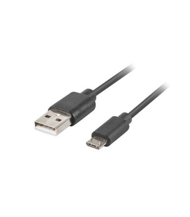 CABLE USB LANBERG 2.0 MACHO/MICRO USB MACHO QUICK CHARGE 3.0 1.8M NEGRO