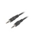 CABLE ESTEREO LANBERG JACK 3.5MM MACHO/JACK 3.5MM MACHO 2M NEGRO