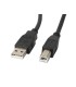 CABLE IMPRESORA LANBERG USB MACHO/USB MACHO FERRITA 5M NEGRO