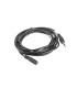 CABLE ESTEREO LANBERG JACK 3.5 MM MACHO/JACK 3.5MM HEMBRA 3M NEGRO