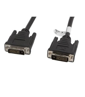 CABLE DVI-D LANBERG 24+1 MACHO/MACHO DUAL LINK 1.8M