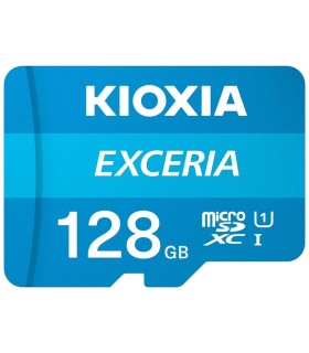 MICRO SD KIOXIA 128GB EXCERIA UHS-I C10 R100 CON ADAPTADOR