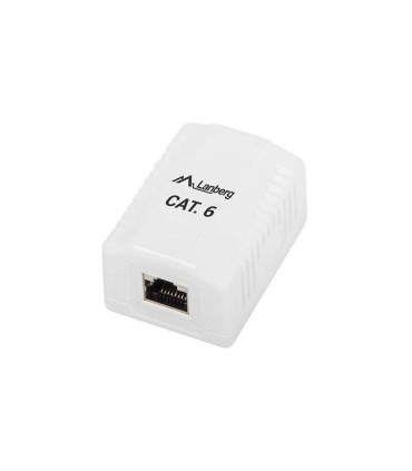 ROSETA DE SUPERFICIE LANBERG CAT.6 FTP 1X TOMA RJ45 BLANCO