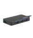 HUB NATEC SILKWORM USB-C 4 PUERTOS USB 3.0 NEGRO