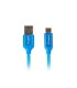 CABLE USB LANBERG 2.0 MACHO/USB C MACHO QUICK CHARGE 3.0 1.8M AZUL