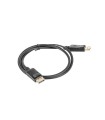 CABLE DISPLAYPORT LANBERG MACHO MACHO 4K 1M NEGRO