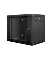 ARMARIO LANBERG 9U 600X450X507 AUTO ENSAMBLADO RACK 19 HASTA 60 KG NEGRO