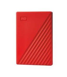 Western Digital My Passport disco duro externo 2000 GB Rojo