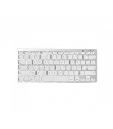 Bluestork BS-KB-MICRO/BT/SP teclado Bluetooth QWERTY Espaol Plata, Blanco