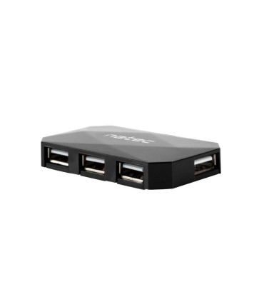 HUB NATEC LOCUST 4 PUERTOS USB 2.0 NEGRO