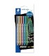 BLSTER CON 5 MARCADORES METLICOS EN COLORES ORO, PLATA, ROJO, AZUL Y VERDE STAEDTLER 8323-S BK5