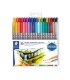 ESTUCHE DE PLSTICO CON 36 ROTULADORES, COLORES SURTIDOS STAEDTLER 3200 TB36