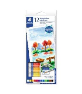 Staedtler 8880 pintura a base de agua Multi 12 ml Tubo 12 pieza(s)