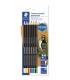 BLSTER CON 6 LPICES, UNO DE CADA COLOR (BLANCO, AMARILLO, ROJO, AZUL, VERDE Y NEGRO) STAEDTLER 10820BK6-C