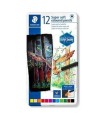 ESTUCHE DE METAL CON 12 LPICES, COLORES SURTIDOS STAEDTLER 149C M12