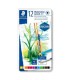 ESTUCHE METLICO CON 12 LPICES, COLORES SURTIDOS STAEDTLER 146C M12