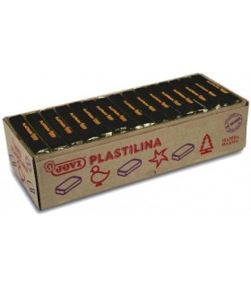 CAJA 15 PASTILLAS PLASTILINA 350 G - NEGRO JOVI 7215