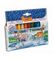 ESTUCHE 12 CERAS COLOR TRIWAX COLORES SURTIDOS JOVI 973/12