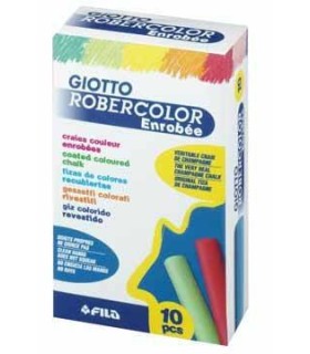 CAJA 10 TIZAS COLORES SURTIDOS GIOTTO F538900