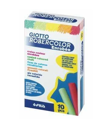 CAJA 10 TIZAS COLORES SURTIDOS GIOTTO F538900