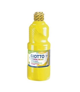 BOTELLA TMPERA LAVABLE AMARILLA 500ML GIOTTO F535302