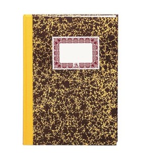 CUADERNO CARTON CONTABILIDAD CUENTAS CORRIENTES AMARILLO FOLIO NATURAL 100 HOJAS NUMERADAS DOHE 09952