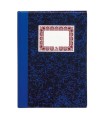 CUADERNO CARTON CONTABILIDAD RAYADO HORIZONTAL AZUL FOLIO NATURAL 100 HOJAS DOHE 09950