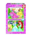 PUZZLE INFANTIL 2x20 PRINCESAS DISNEY DE 3-5 AOS EDUCA BORRAS 16846