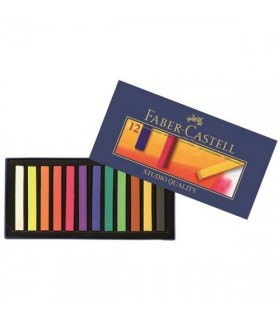 ESTUCHE 12 BARRAS SOFT PASTEL FABER CASTELL 128312