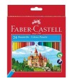 ESTUCHE 24 LAPICES COLORES HEXAGONALES HT FABER CASTELL 120124