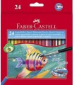 ESTUCHE 24 LPICES ESCOLARES ACUARELABLES HT-120224 FABER CASTELL 114425