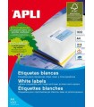 CAJA 100 HOJAS ETIQUETA BLANCA ILC 105X74 1279 APLI