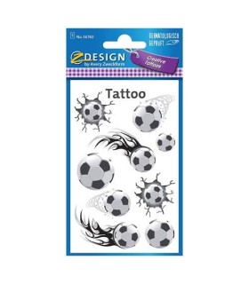 SOBRE CON 1 HOJA 76X120MM Y 9 PEGATINAS TATOO BALONES AVERY 56740